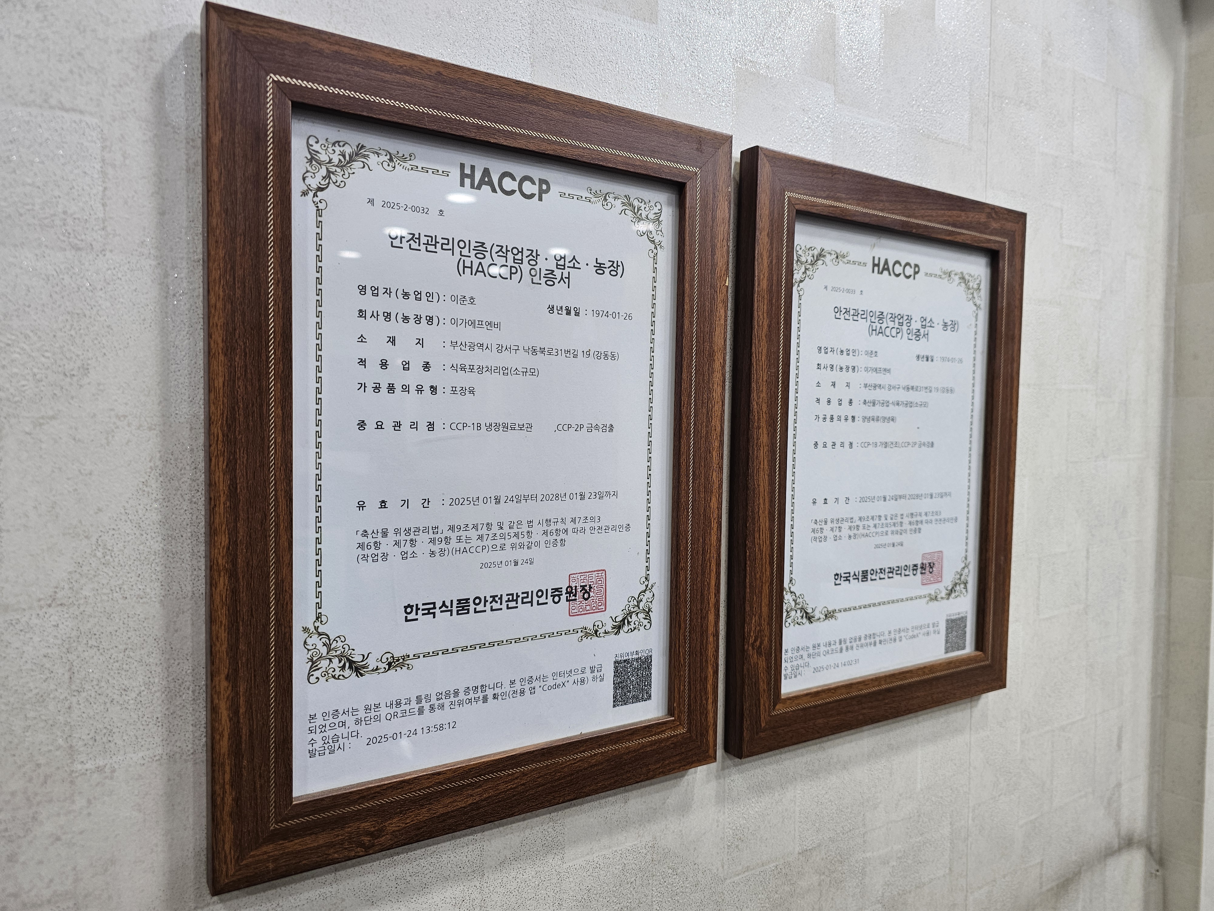 Haccp심사